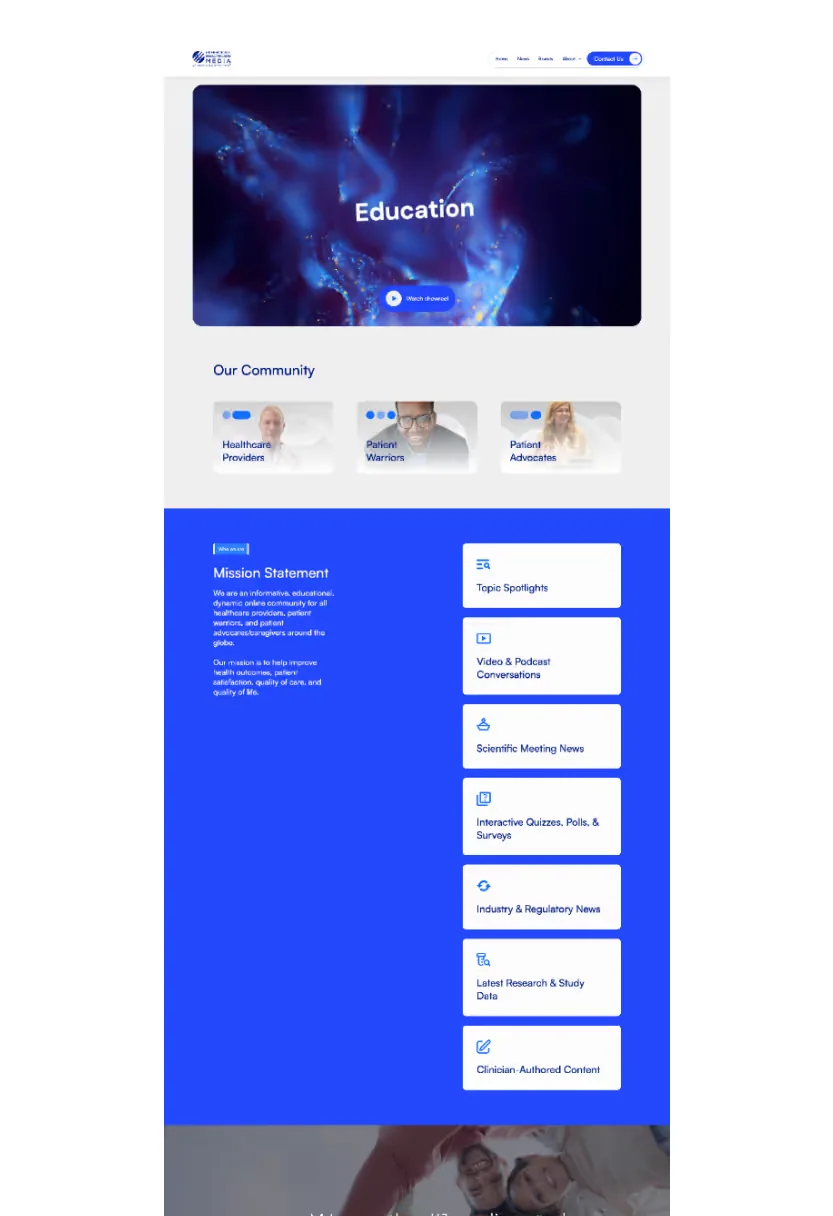 IHM Holdings website designed by TRSTY Media
